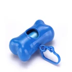 Biodegradable 100% Biodegrade convenient Use lovely dog Poop Bag dispenser Silicone