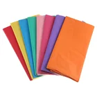 Plastic Tablecloth 12 Pack Disposable Rectangle Table Covers for different colors
