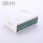 White cardboard cosmetic oil bottle packaging cheap flat box