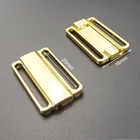 Bra closure clasp Rack plating lead free front connect buckle for swimwear making