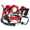 /product-detail/hot-selling-sex-products-bondage-restraint-pu-leather-10-pieces-set-black-and-red-adult-games-items-for-couples-62095716565.html