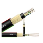Necero 20 years fiber optic oem factory supply high quality Aerial 12 24 48 core g652d ADSS optical fibre Cable