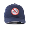 Promotional your own smoking ban logo baseball caphat,design logo custom private logo hat