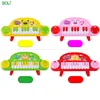 Hot Sale Childhood Electric Cartoon Musical For Girl Children Electronic B O Piano Drum Toy