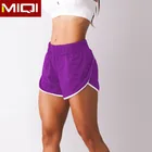 Bulk Ladies Girls Exercise Gym Shorts Wholesale Custom High Quality Nylon Spandex Women Running Sports Shorts