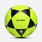 Classic Custom Logo Print Fluorescent No.5 Soccer Ball, Flash Resultat Football Wholesale In Bulk