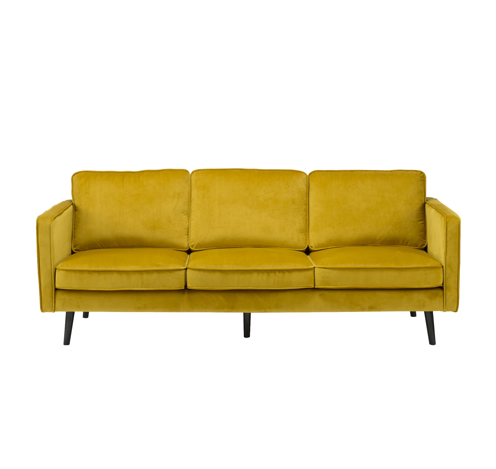 Carlfore Oem Yellow Velvet 3 Seats For Living Room Sofa Buy