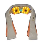 ABS ROHS Certificate Health Care Rolling Heating Shiatsu Relaxing Neck Back And Shoulder Massager
