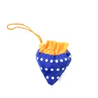 strawberry drawstring 210d polyester nylon foldable bag