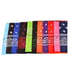 Cotton Bandana Du Rags Head Wrap with paisley pattern printing