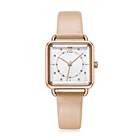 Custom Lady Wholesale Wrist Plated Luxury Fashion Watch Quartz Latest Modern Women leather Watch