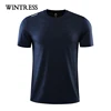 Mens quick dry active wear gym workout t shirts,custom big size mens gym shirt,men gym t-shirt crew neck shirt