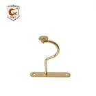 Metal curtain wall bracket ceiling clip for curtain rod