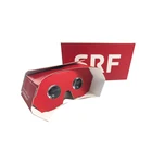 Custom Printing Goggle VR Cardboard 3D movie Glasses cardboard google vr headset 2.0 for watch videos