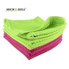 Microfiber waffle weave dish cloth tea towel microfiber waffle weave kitchen cleaning cloth