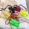 2019 ring small bag for women new fashion Korean version simple handbag women retro port style crossbody mini purse