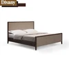 Italy modern bed room furniture bedroom set king size bed fashionable fabric soft bed