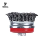 High speed rotation wire rope cleaning brush