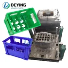 Hot selling restaurant hotel plastic injection beer bottle crate box mould in Taizhou made