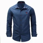 premium long sleeve european size men cotton black long sleeve dress shirts