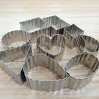 custom Aluminum Alloy Mousse Ring Cake Mold Cookie Cutter set