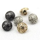 Manufacturers wholesale hollow metal button coat button gold men's shirt button