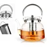 Wholesale 800ML Blooming & Loose Leaf Teapots Borosilicate Glass Flower Tea Kettle Stovetop Safe