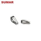 Electric Galvanized European Marine Wire Rope Thimbles Ropes Accessories For Sale