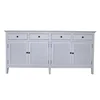 Top Selling Living room Hamptons Style Cabinet White Stain Wooden Side Storge Buffet Chest of Drawers