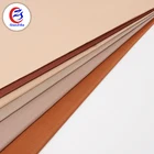 keqiao trading slubby yarn polyester lining pure chiffon dress solid camel fabric for dress
