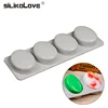 DIY Silicone Soap Mold for Handmade Soap Making Forms 3D Mould Oval Round Handcraft DIY Soaps Molds Fun Gifts