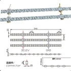 Energy-saving light strip the backlight high quality 12V customized length high quality small MOQ SMD 2835 led strip