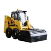 wheel loader attachment sweeper for mini skid steer attachments