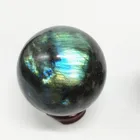 Labradorite Wholesale Natural Gemstone Polished Blue Fire Labradorite Stone Granite Price Crystal Ball