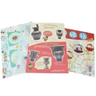 Custom Horizontal binding Children's Coloful Book Printing , Saddle Stitch Book Printing