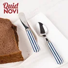 Jolin Quid Novi Flatware Butter Spreader Silverware Set Plastic Handle butter spreader knife Flatware sets cutlery set