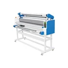 60 cm inch 130cm flatbed cold laminator 1600 mm large size manual and electrical vinyl hot cold roll laminating machine