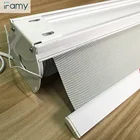 Customized size low moq quick delivery blackout coating motorized roller electric blinds/ motorized blind