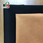 Weft Knitted premium faux suede leather fabrics for home textile shoes sofa Curtain