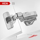 Adjustable soft close full overlay customized nickel plating cabinet hinge