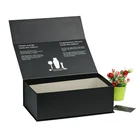 Wholesale Bottom Price Packaging Black Gift Box with Magnetic Lid