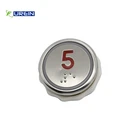 Circular AK-34 lift push button W/braille for elevator parts