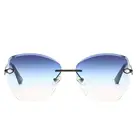 Professional vintage rimless custom sunglasses
