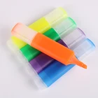 6 pcs Assorted Colors Fluorescent Highlighters Marker Pens Stationery Office Supplies
