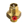 CNC Machining Brass Co2 Check Valve With Pilot