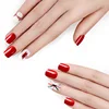 Healthy Full Cover Red Artificial Nails Matte Pointed False Nail Tips For Pregnant Women