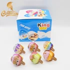 Ice cream shape surprise egg chocolate biscuit with toy sweet candy