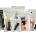 White Packaging Pouches 3 Sides Seal Zipper Bag For Electronic Product