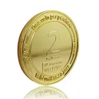 Custom British Sexy 2 Pound Blanks Indian Old Gold Coin Souvenir Tungsten Gold Coin
