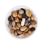 Wholesale Polished Mixed Color River Stone Paving Roads And Landscaping